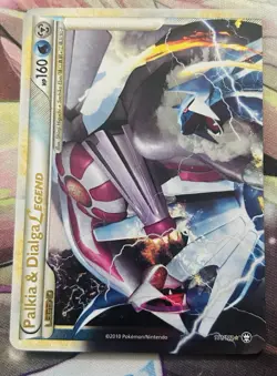 Palkia & Dialga LEGEND 101/102 (Top Half) HS Triumphant LEGEND Pokemon Card - Image 2