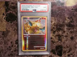 Pokemon 2009 Charizard Platinum Rev Foil Holo Arceus #1 PSA 9 - Image 1