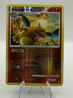 Pokemon TCG Charizard 1/99 Reverse Holo Rare Platinum Arceus - Image 1