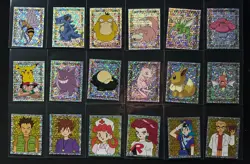 Pick & Choose Prism Holo Pokemon Merlin Sticker Series 1 Topps Stickers 1999 - Image 1