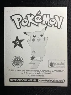 Pick & Choose Prism Holo Pokemon Merlin Sticker Series 1 Topps Stickers 1999 - Image 5