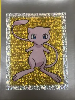 STICKER POKEMON MERLIN 1999 MEW #S35 FOIL - NEUF - Image 1