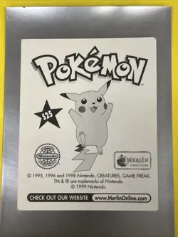 STICKER POKEMON MERLIN 1999 MEW #S35 FOIL - NEUF - Image 2