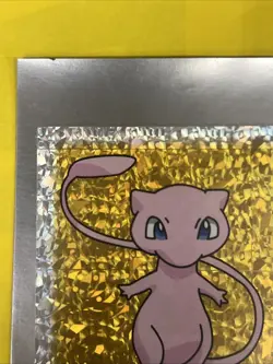 STICKER POKEMON MERLIN 1999 MEW #S35 FOIL - NEUF - Image 3