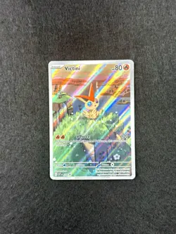2025 Pokemon SV Black Star Promos SVP EN Victini #208 Illustration Collection - Image 1