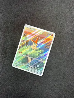 2025 Pokemon SV Black Star Promos SVP EN Victini #208 Illustration Collection - Image 3