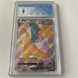 CGC 9 MINT Charizard V SWSH050 2020 Pokemon Black Star Promo - Image 1