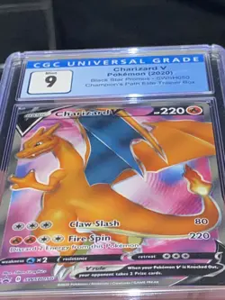 CGC 9 MINT Charizard V SWSH050 2020 Pokemon Black Star Promo - Image 1