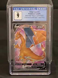 CGC 9 MINT Charizard V SWSH050 2020 Pokemon Black Star Promo - Image 2
