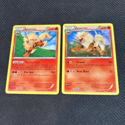 Arcanine 12/99 13/99 Next Destinies Pokemon Card English Non-Holo 2 - Image 1