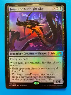MTG 1x FOIL Junji, the Midnight Sky # 102 Kamigawa: Neon Dynasty Magic the x1 NM - Image 1