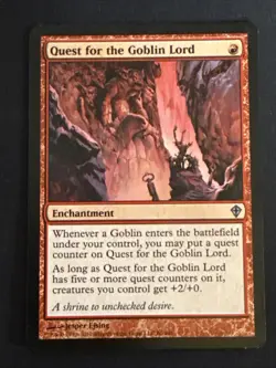 1x Quest for the Goblin Lord (86) Worldwake LP MTG Magic the Gathering x1 MKE - Image 1
