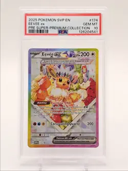 EEVEE EX 2025 POKEMON SVP PRE SUPER PREMIUM COLLECTION D #174 PSA 10 Q0646 - Image 1