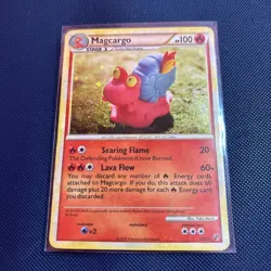 Pokemon TCG Magcargo 6/90 Rare Holo HGSS Undaunted - Image 1