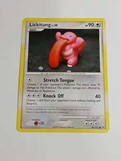 Pokemon TCG 2009 Lickitung 80/127 Platinum Yuka Morii LP -- L23 - Image 1