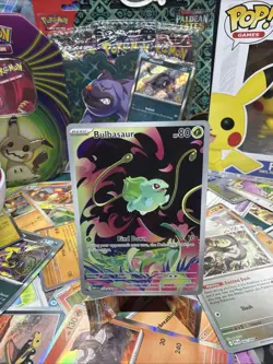 2025 POKEMON TCG MEGA EVOLUTION ILLUSTRATION BULBASAUR 133/132 BASIC RARE MINT - Image 1