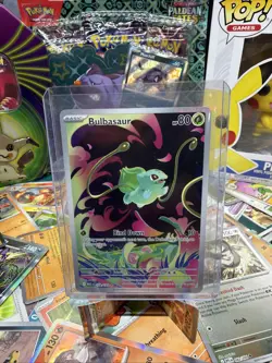 2025 POKEMON TCG MEGA EVOLUTION ILLUSTRATION BULBASAUR 133/132 BASIC RARE MINT - Image 3