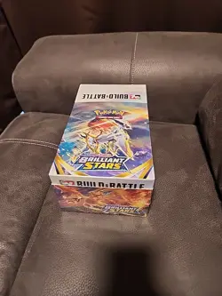 Pokemon TCG: Brilliant Stars Build and Battle Display Case (10 Boxes) New/Sealed - Image 1