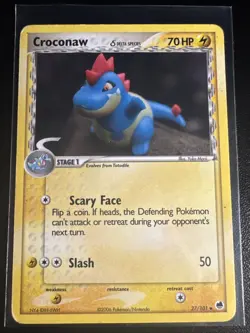 Pokemon TCG Croconaw 27/101 LP - Image 1