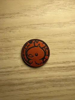 Torchic Plastic Coin Pokemon TCG - Image 1
