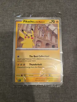 Pikachu At The Museum - MEP EN - Pokemon x Natural History Museum Jumbo Promo - Image 1