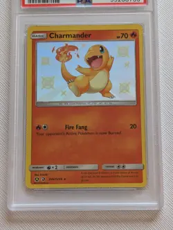 2019 Pokemon Sun & Moon Hidden Fates CHARMANDER Holo SV6/SV94 PSA 9 MINT - Image 3