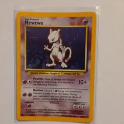 Pokemon Mewtwo Base Set Holo Rare 10/102 English 1999 Wizards of the Coast - Image 1