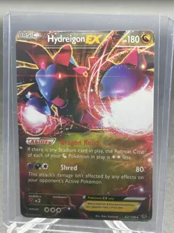 2015 POKEMON HYDREIGON EX 62/108-XY ROARING SKIES- ULTRA RARE - HOLO - Image 1