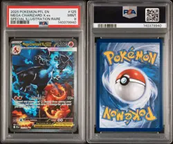 Mega Charizard X ex 125/094 SIR 2025 Pokemon Phantasmal Flames PSA 9 MINT - Image 1