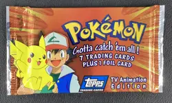 2000 Pokemon TCG Topps TV Animation Series Pack SEALED WOW! - Image 1