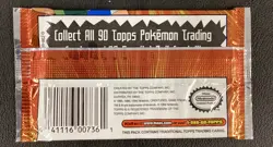 2000 Pokemon TCG Topps TV Animation Series Pack SEALED WOW! - Image 2