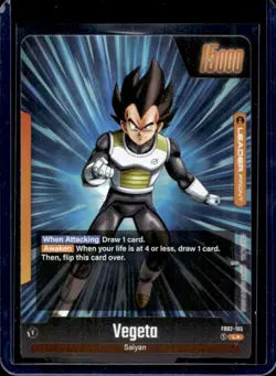 2024 Dragon Ball Super: Fusion World FB02 Blazing Aura Vegeta #FB02-105 - Image 2