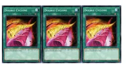 Yugioh- 3X Double Cyclone - Common - 1st Edition - SDSE-EN033 - Near Mint - Image 1