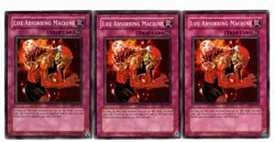 Yugioh- 3X Life Absorbing Machine - Common - Unlimited - LOD-012 - Light Play - Image 1