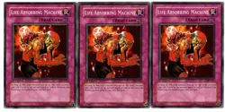 Yugioh- 3X Life Absorbing Machine - Common - 1st Edition - LOD-012 - Near Mint - Image 1