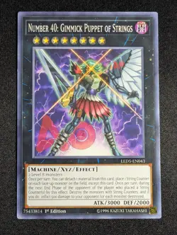 Yugioh - Number 40: Gimmick Puppet of Strings LED5-EN043 1st Edition Common NM - Image 1