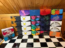 Huge Lot of EMPTY Pokemon TCG Elite Trainer Boxes ETBs Dividers Energy NO CARDS - Image 1