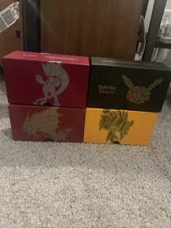 Pokemon Empty Etbs lot of 4 - Image 1