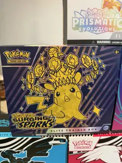 Lot Of 6 EMPTY Pokemon Elite Trainer Boxes ETBs Prismatic, Surging, Destined Etc - Image 3