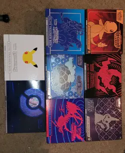 Lot Of EMPTY POKEMON ETBs - Image 1