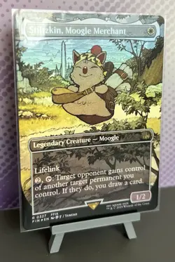 MTG Card: Stiltzkin, Moogle Merchant (Extended Art) FOIL Final Fantasy #0327 - Image 3