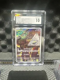 2023 POKEMON VIOLET EX - ART RARE - HOLO - JPN #086/078 DROWZEE CGC 10 GEM MINT - Image 1