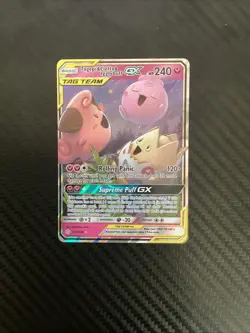 Togepi & Cleffa & Igglybuff GX 143/236 Ultra Rare Holo Pokemon Card NM - Image 1