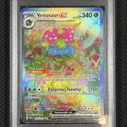 Venusaur ex 198/165 PSA 9 SIR SV: Scarlet & Violet 151 English Pokemon TCG CCG - Image 5