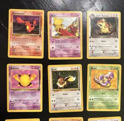 Lot Of 37 Team Rocket Set Pokemon Cards With Rare, Uncommon, Common Cards. - Image 5