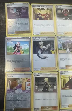 Pokemon Tcg Card Lot of 28 Mixed Trainer Cards Cynthia/Lance/Professor Oak - Image 2