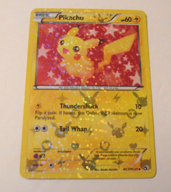 Pokemon 2013 Legendary Treasures *RC7-RC25 PIKACHU* Holo Card Excellent - Image 1