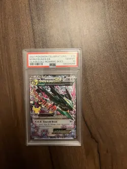 Pokemon TCG M Rayquaza EX Celebrations Card 76/108 PSA 10 - Image 3