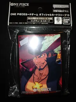Dracule Mihawk One Piece Card Game Official Card Sleeves 13 New Factory Sealed - Image 1