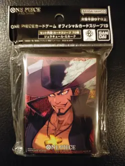 Dracule Mihawk One Piece Card Game Official Card Sleeves 13 New Factory Sealed - Image 2